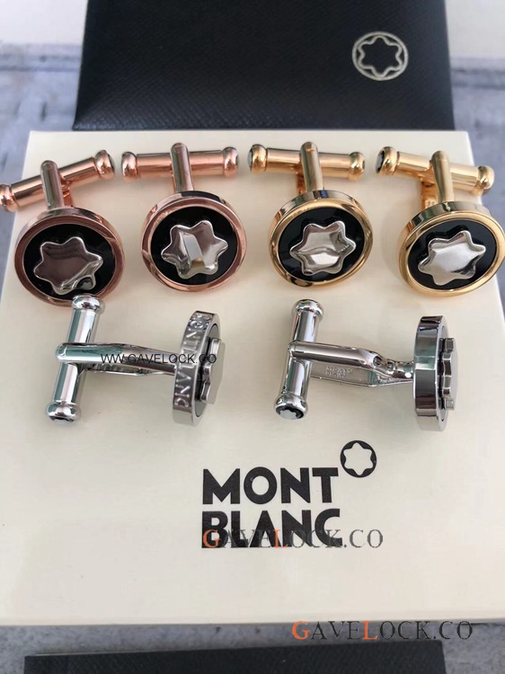 AAA Grade Copy Montblanc Star Cufflinks Contemporary